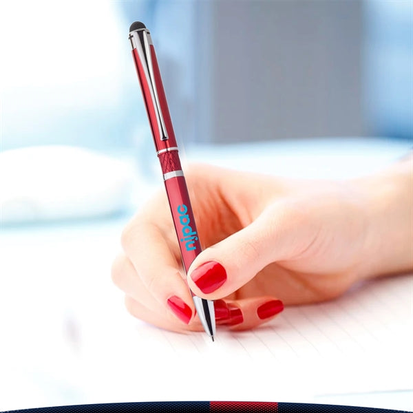 Eddy Diamond Accent Metal Stylus Pen