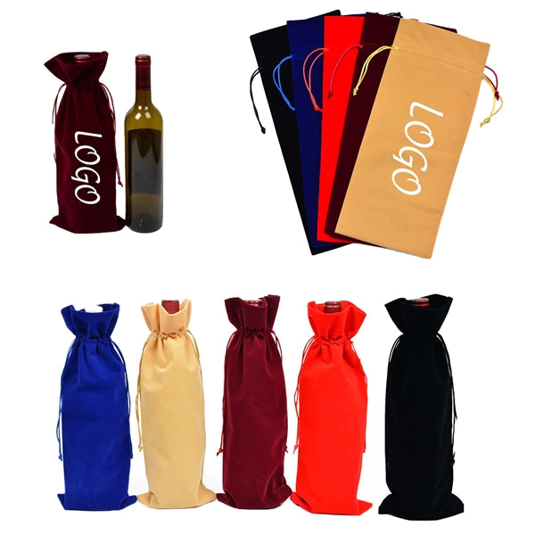 Velvet Wine Bag