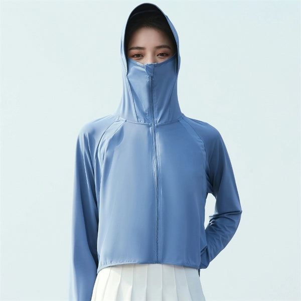 Sun Protection Jacket Hoodie Cooling Shirt with Face Mask