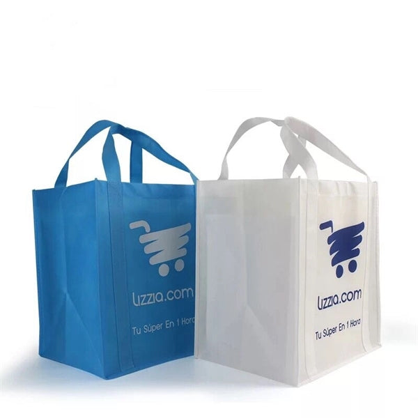 Non-Woven Grocery Tote Bag (13" W x 15" H x 8"D)