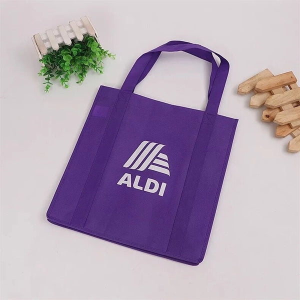 Non-Woven Grocery Tote Bag (13" W x 15" H x 8"D)