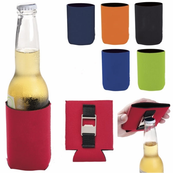11 Oz Can Cooler With Bottle Opener