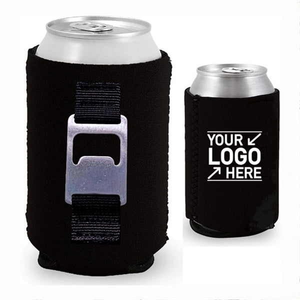 11 Oz Can Cooler With Bottle Opener