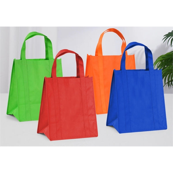 Non-Woven Grocery Tote Bag (13" W x 15" H x10"D)