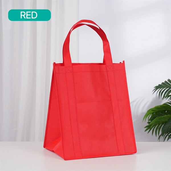 Non-Woven Grocery Tote Bag (13" W x 15" H x10"D)
