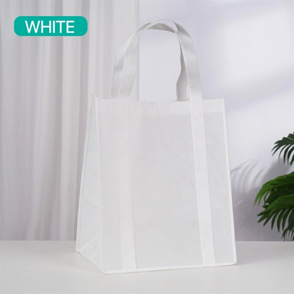 Non-Woven Grocery Tote Bag (13" W x 15" H x10"D)