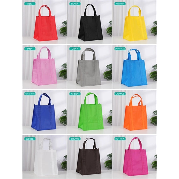 Non-Woven Grocery Tote Bag (13" W x 15" H x10"D)