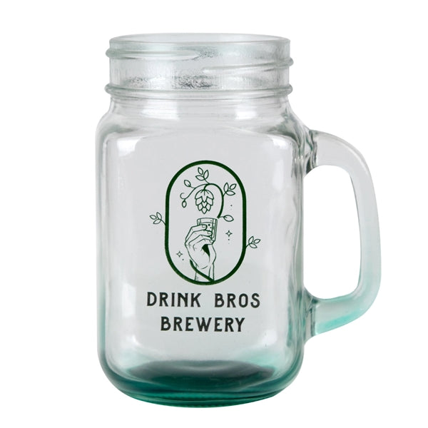 16 oz. Sunny Day Mason Jar (2 Color Imprint)