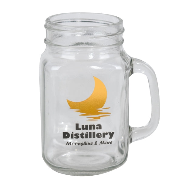 16 oz. Sunny Day Mason Jar (Full Color Imprint)