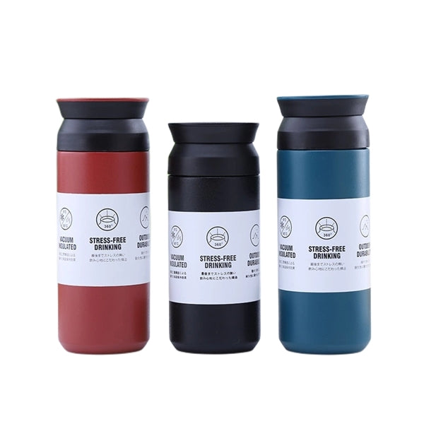 12/16.9 oz Stainless Steel Insulated Coffee Bottle Thermos