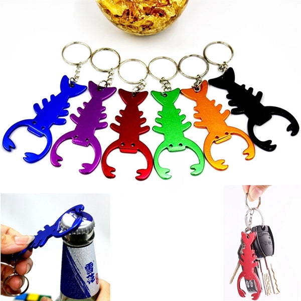Lobster Shape Bottle Opener Key Chain