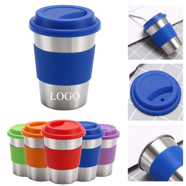 12Oz. Stainless Steel Office Cup Straw