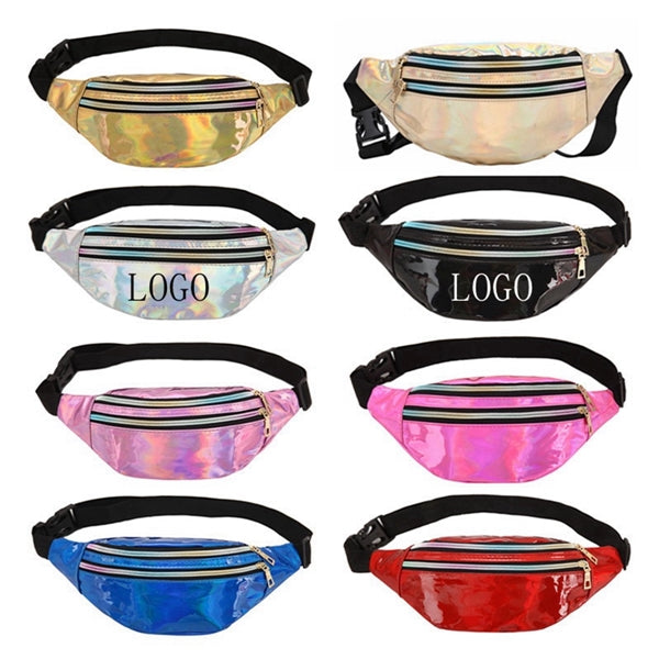 Holographic Fanny Pack Metallic Color