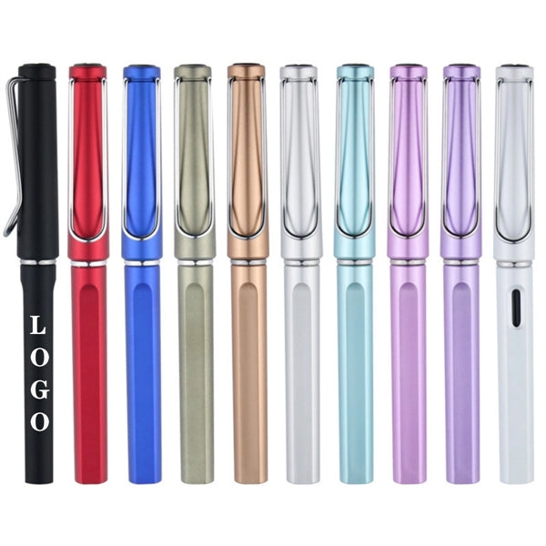 Colorful Signature Gel Black Ink Ballpoint Pen