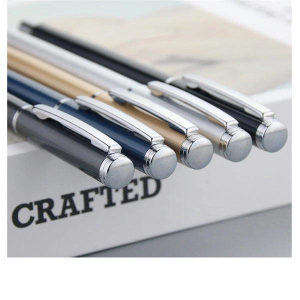 Colorful Signature Gel Black Ink Metal Ballpoint Pen