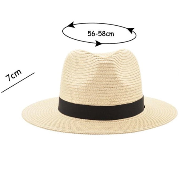 Straw panama hat