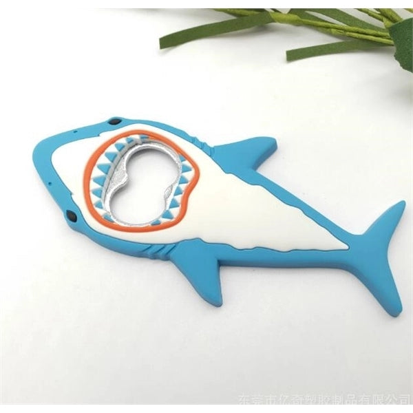 Refrigerator Magnet Silicone Metal Bottle Opener