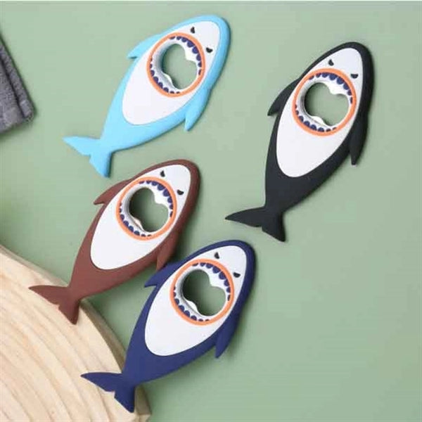 Refrigerator Magnet Silicone Metal Bottle Opener