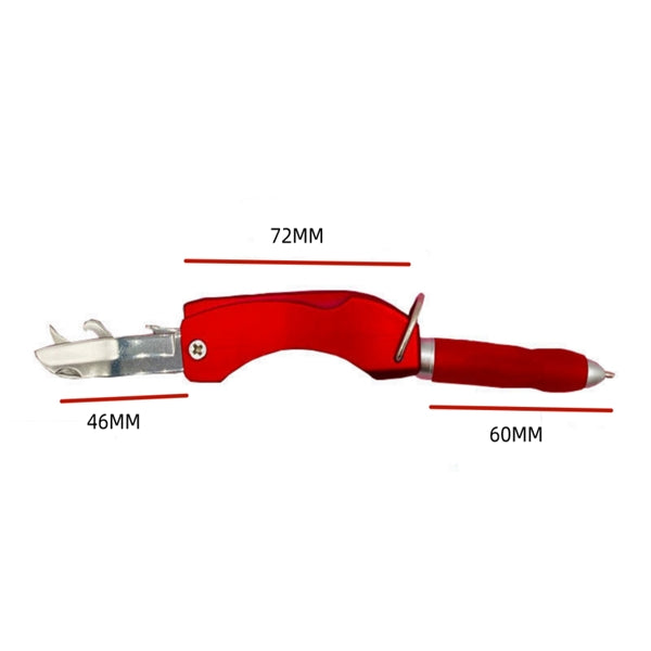 5 in 1 Multi-functional Tool Pen With Carabiner Clip