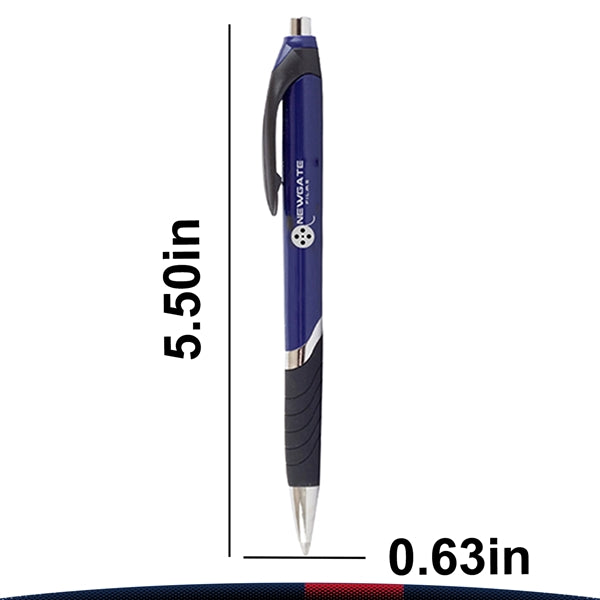 Louis Rubber Grip Plastic Ballpoint Pen