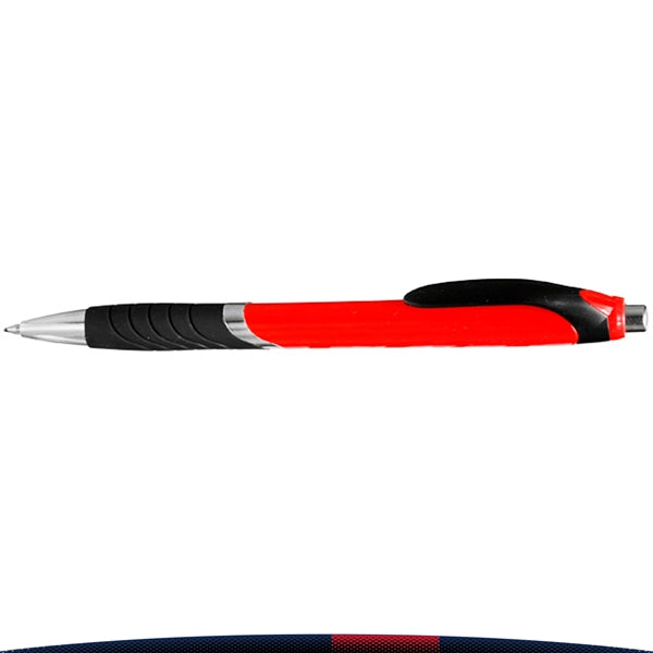 Louis Rubber Grip Plastic Ballpoint Pen