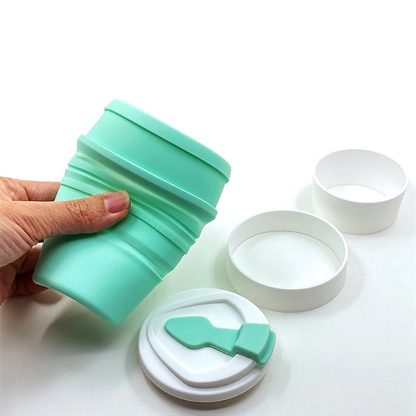 12oz Silicone Collapsible Travel Cup Foldable Camping Bottle