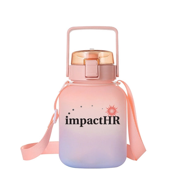 One Litre Portable Kids Sports Bottle with Strap and Handle