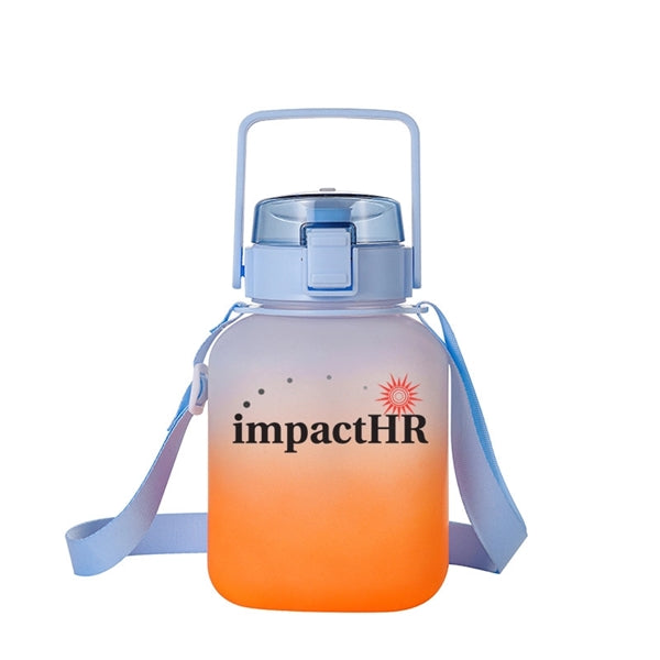 One Litre Portable Kids Sports Bottle with Strap and Handle