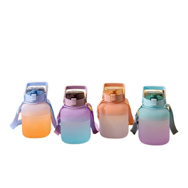 One Litre Portable Kids Sports Bottle with Strap and Handle