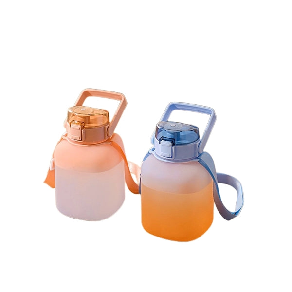 One Litre Portable Kids Sports Bottle with Strap and Handle