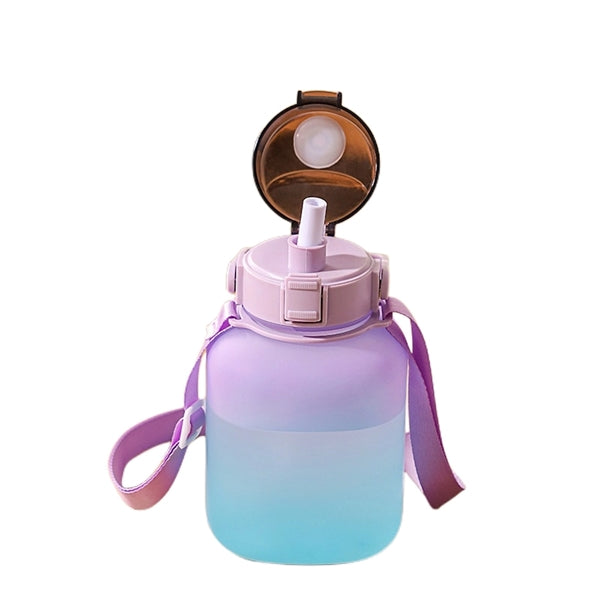 One Litre Portable Kids Sports Bottle with Strap and Handle