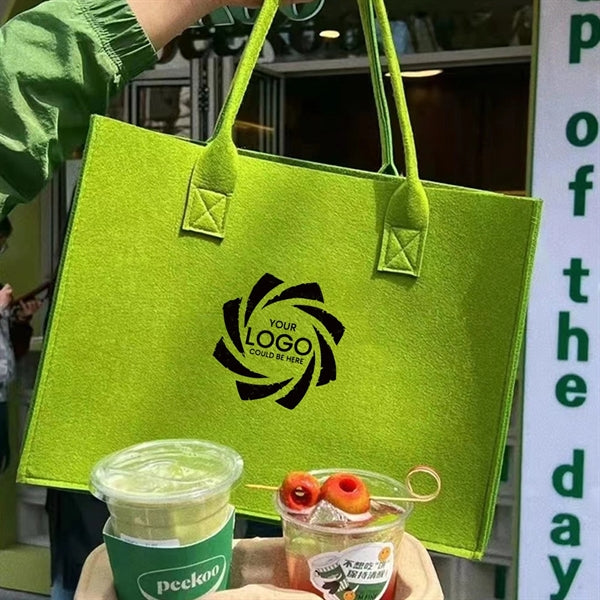 Felt tote bag