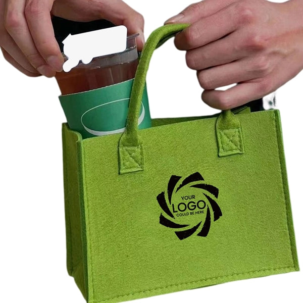 Felt tote bag