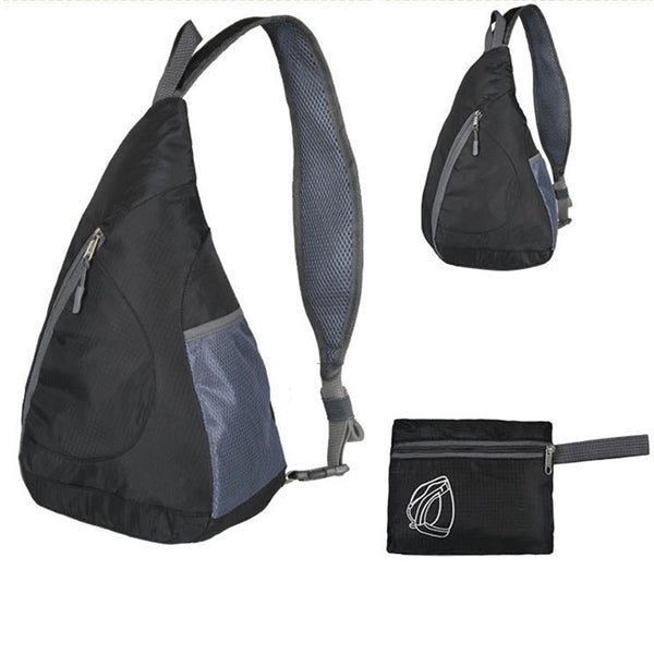 Foldable Sling Bags Shoulder Backpack Small Cross Body Pack