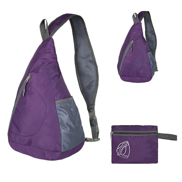 Foldable Sling Bags Shoulder Backpack Small Cross Body Pack