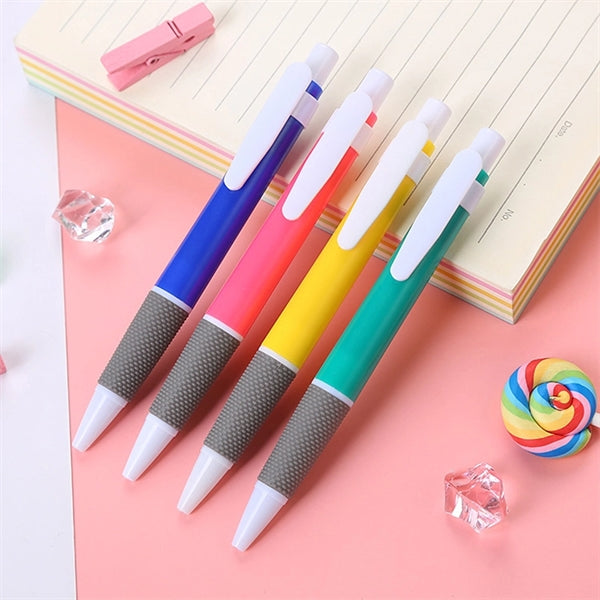 Work Ballpoint Click Rollerball Pens With Non-Slip Grip