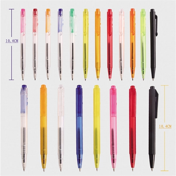 Short Retractable Work Ballpoint Click Rollerball Pens