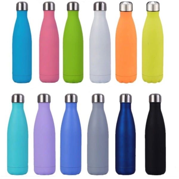 16 oz Stainless Steel Sports Water Bottle