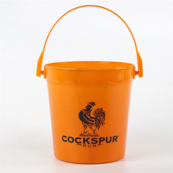 32oz Plastic Drink Buckets with Cover