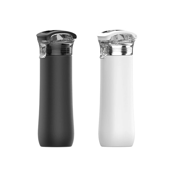 Double Wall Snap Lid Stainless Steel Water Bottle, 23 oz.