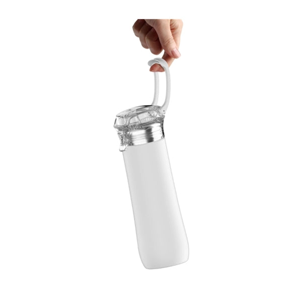 Double Wall Snap Lid Stainless Steel Water Bottle, 23 oz.