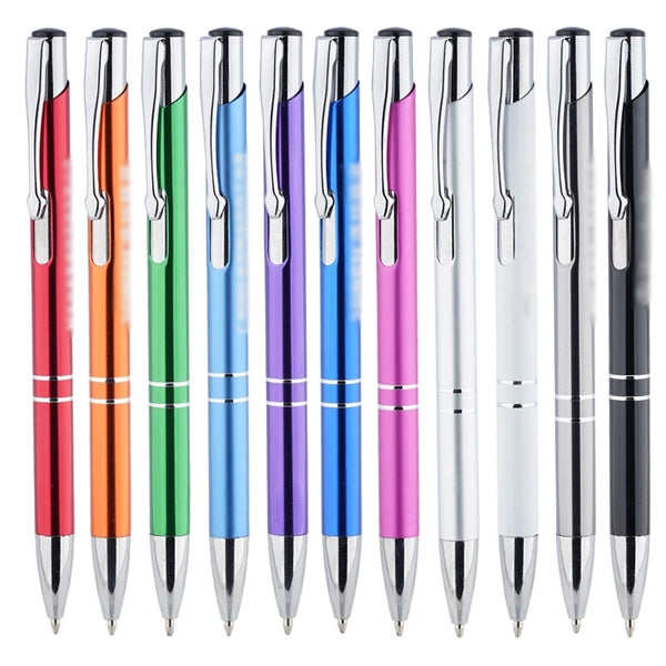Click Metal Rollerball Retractable Office Ballpoint Pens