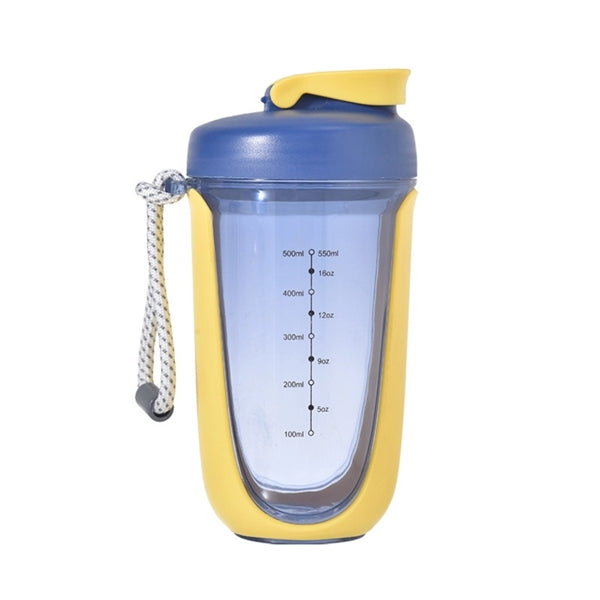 18.5 oz Plastic Shaker Water Bottle Sports Protein