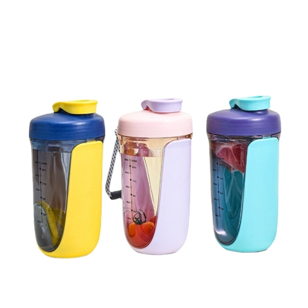 18.5 oz Plastic Shaker Water Bottle Sports Protein