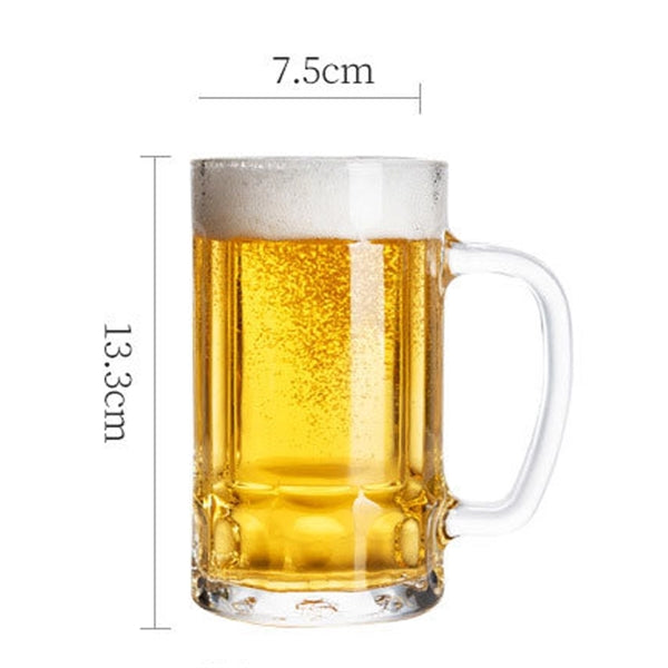 14 OZ Handle Beer Glass Mug
