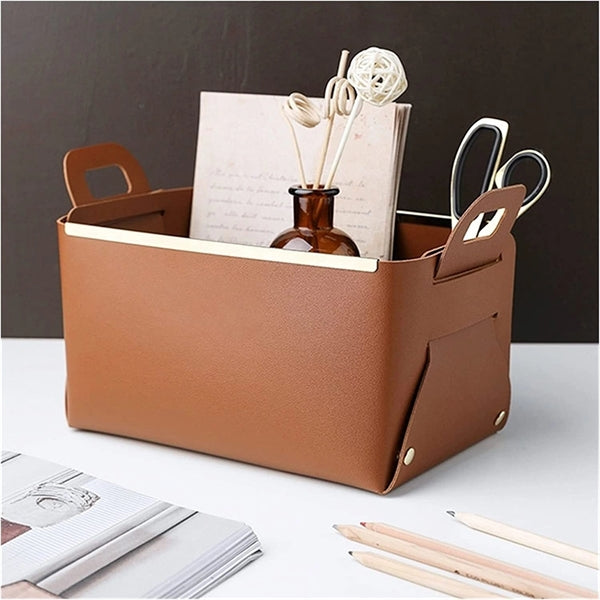 Leather Storage Box