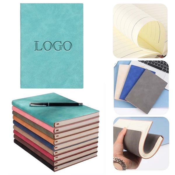 Large B5 Soft Leather Journal Notebook