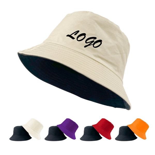 Reversible Washed Cotton Bucket Hat