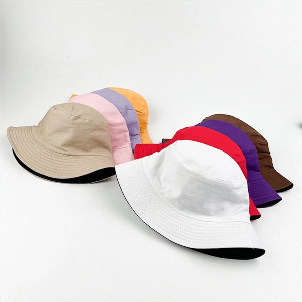 Reversible Washed Cotton Bucket Hat