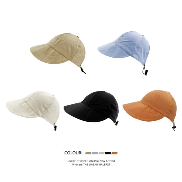 Unisex Packable Washed Cotton Bucket Hat
